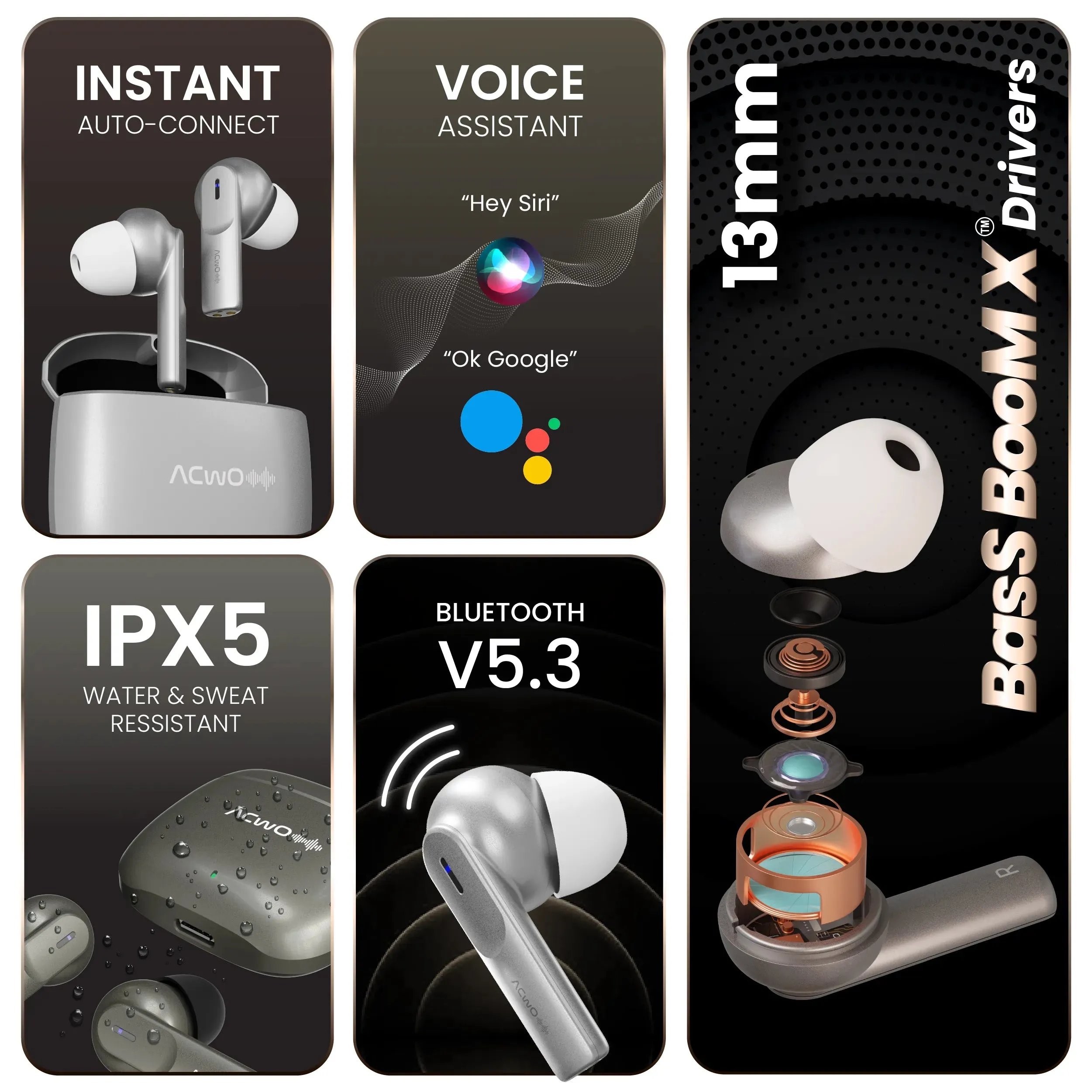 DwOTS 414 : Black Earbuds