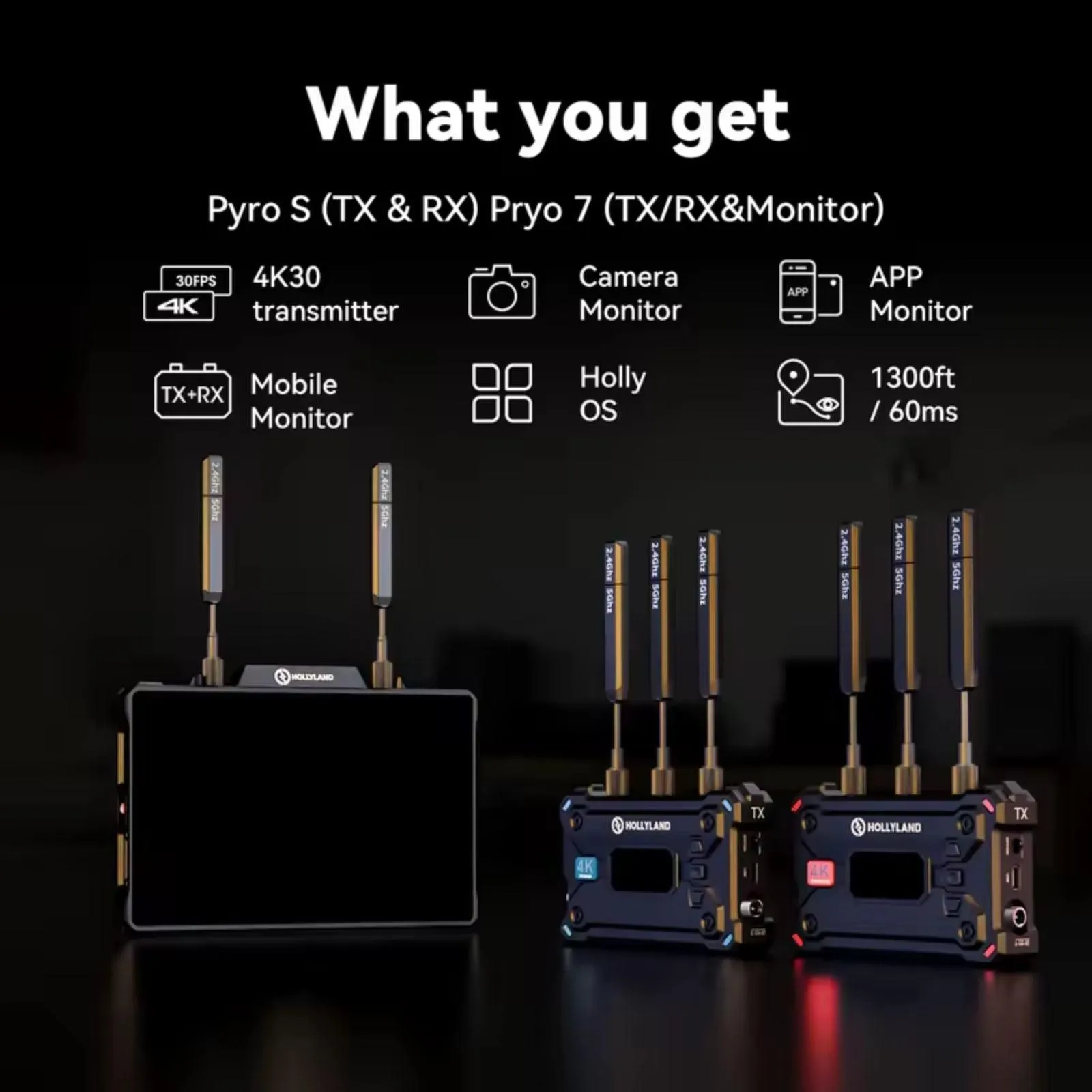 Hollyland Pyro 7 bundle kit