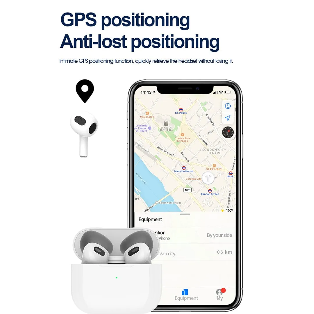 IQ TOUCH True Wireless Stereo Earbuds With Wireless Charging Case - CALLMATE3