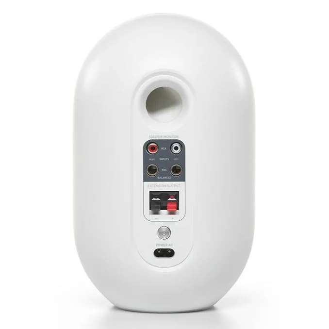 JBL Pro 104-BT Bluetooth Compact Powered Desktop Reference Monitors (Pair, White) - 4.5"