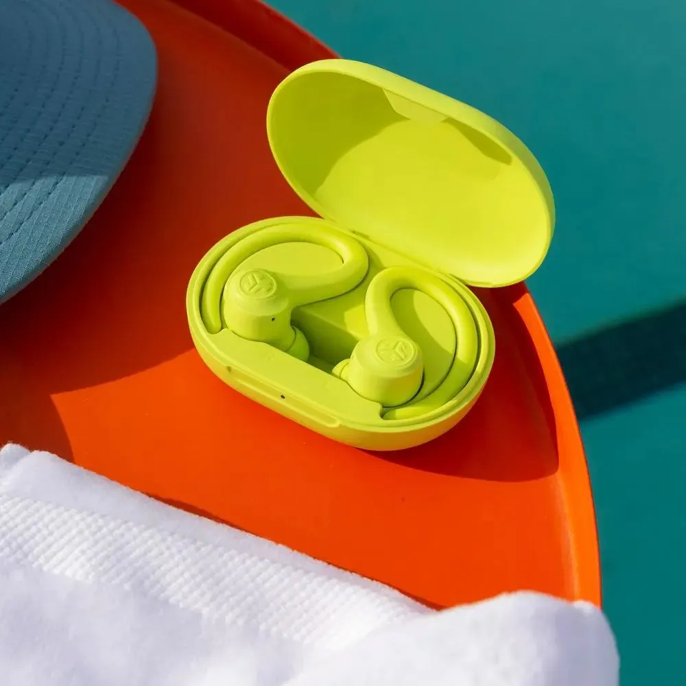 JLab Go Air Sport True Wireless Bluetooth Headphones - Neon Yellow
