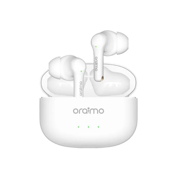 oraimo FreePods 3 TWS True Wireless Stereo Earbuds- White