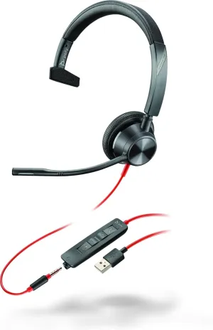 Plantronics Blackwire 3315 USB-A Headset - Mono - USB Type A