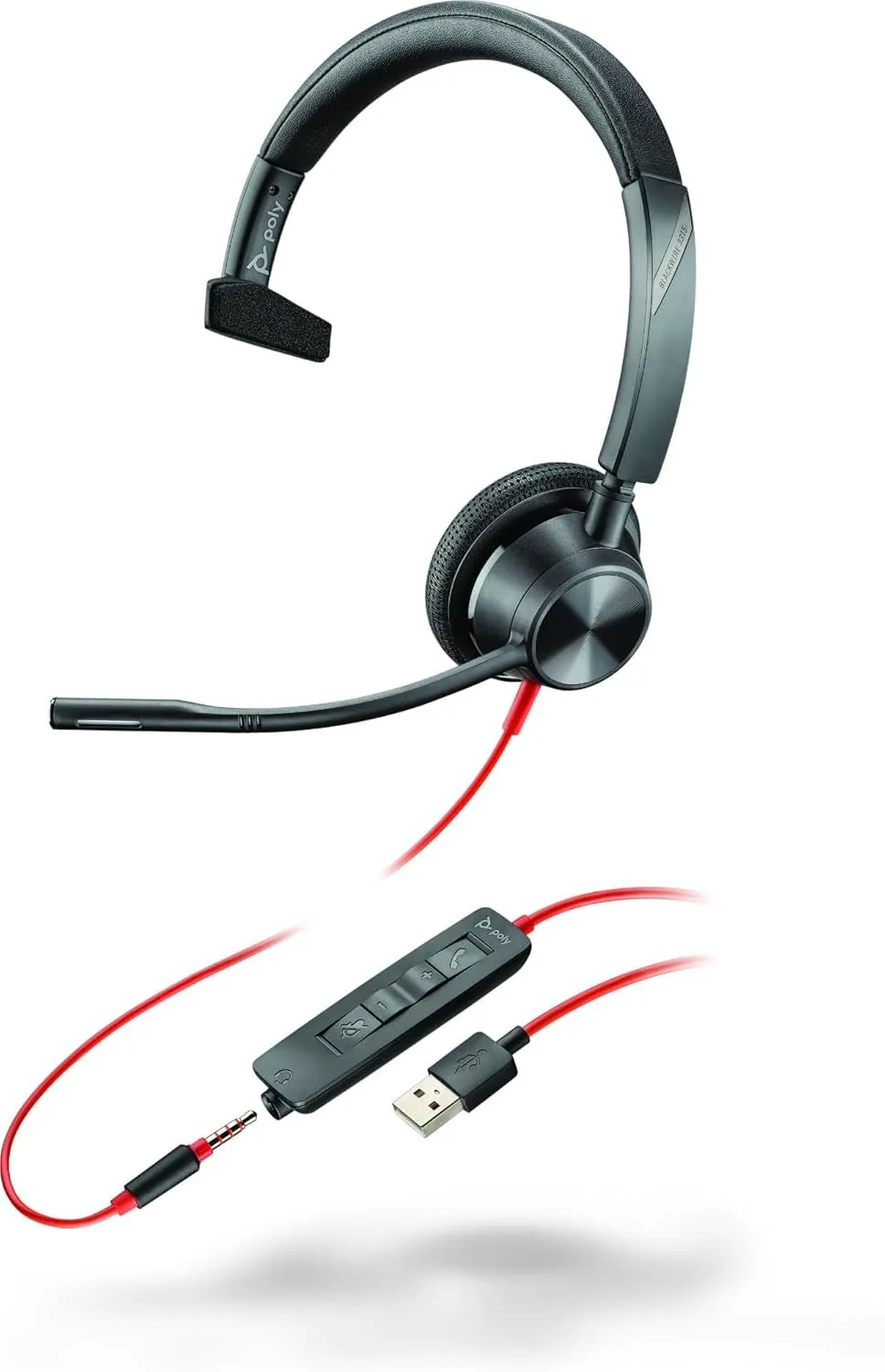 Plantronics Blackwire 3315 USB-A Headset - Mono - USB Type A