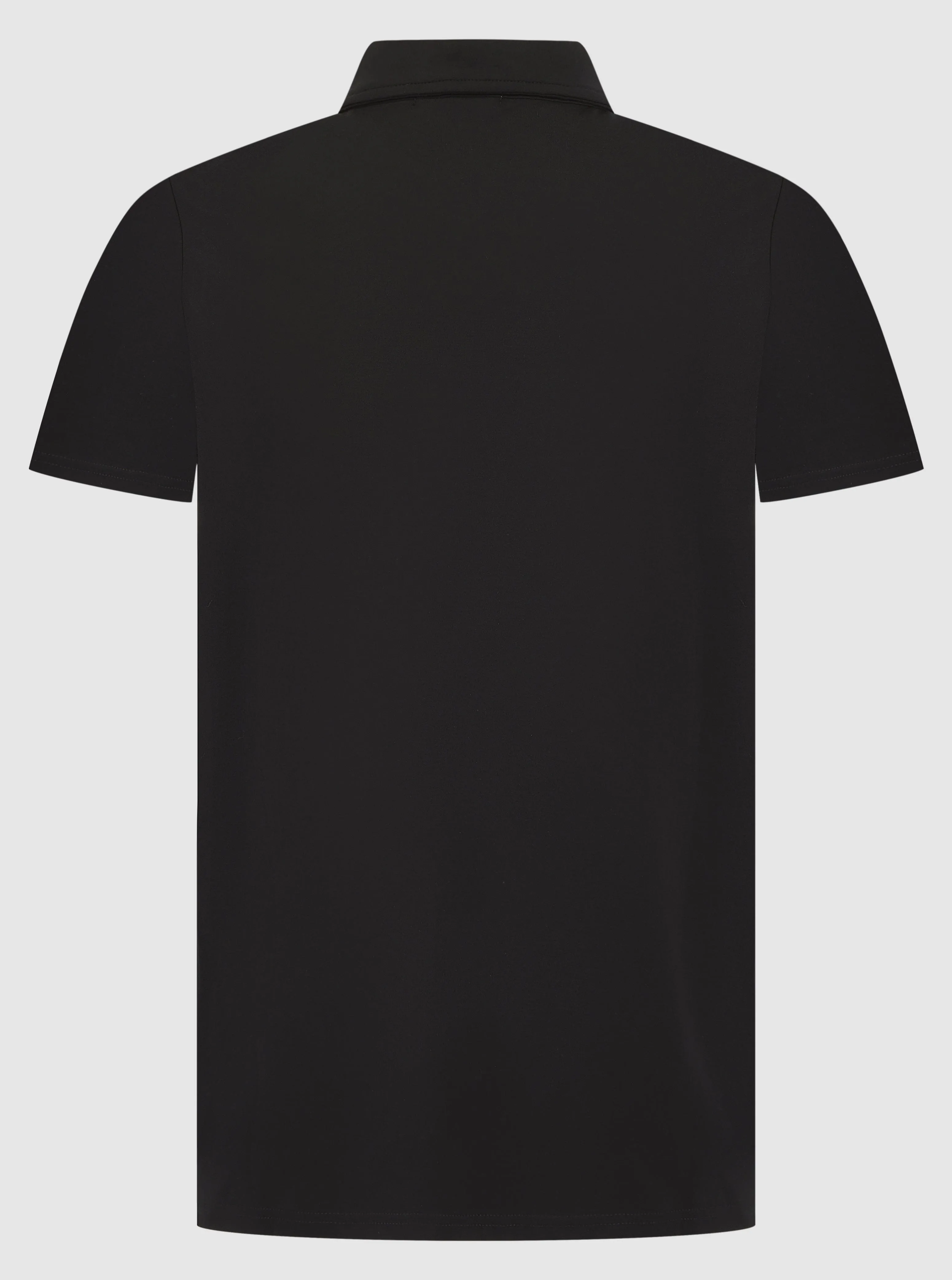 Premium Zip POLO BLACK