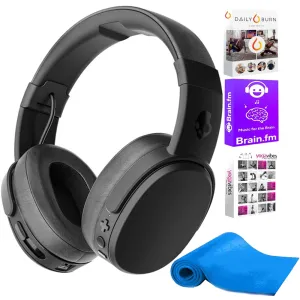Skullcandy Crusher Wireless Over-Ear Headphones   Exercise Roll Up Mat   Software Suite