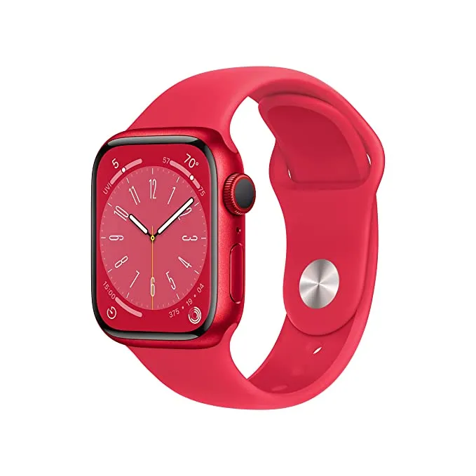 Watch Series 8 PREMIUM QUALITY [45mm - GPS   Cellular] Fitness Tracker, Blood Oxygen & ECG Apps, Always-On Retina Display, Water Resistant - 1 Year Warranty | 15-Days return | Earbuds - Free Gift